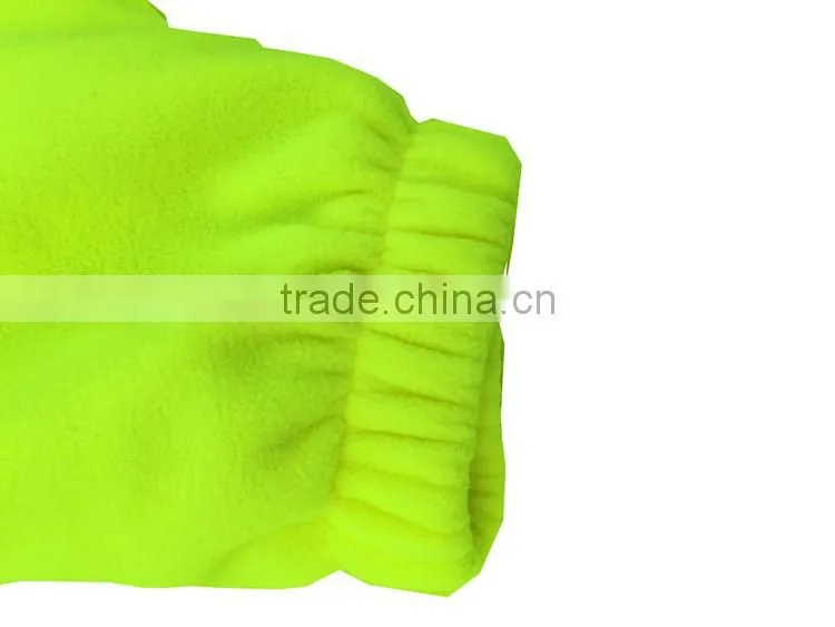 Men yellow high visibility winter coat hi vis EN20471 fleece jacket