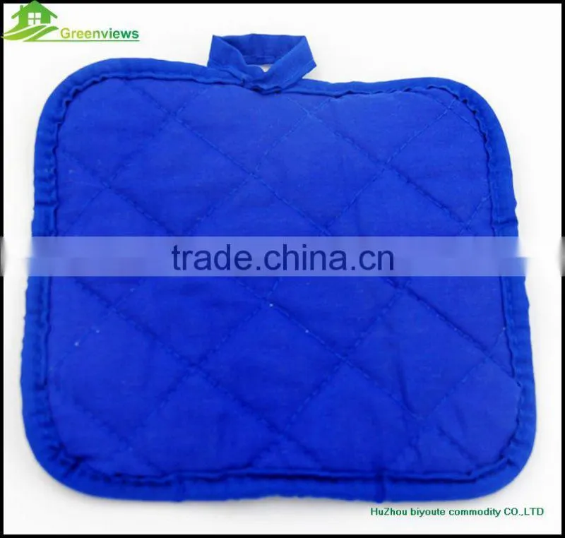 promotion customized white printed polyester kitchen thick pot holder
