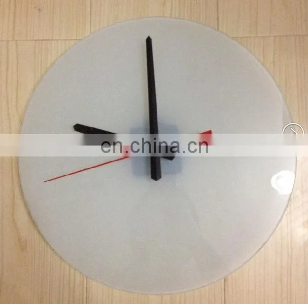 Sublimation blank glass clock