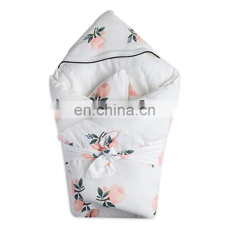 China Manufacturer Newborns Adjustable Swaddle Blankets ASTM Standard