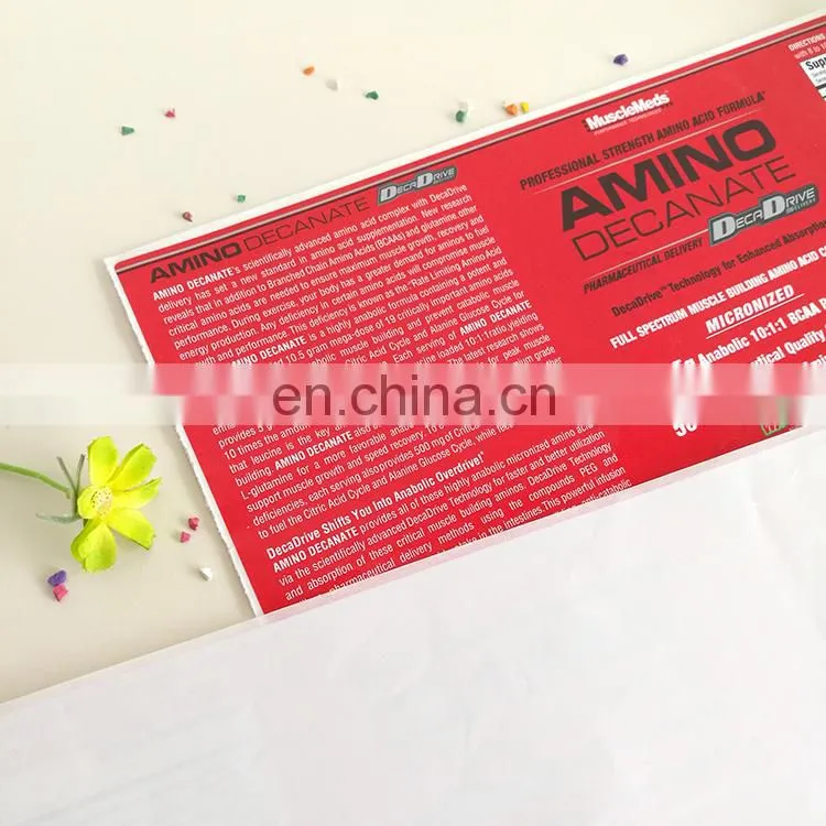 Cheap custom gloss lamination printing sticker labels colorful adhesive food label