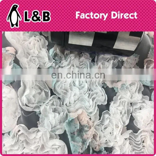 New design popular embroidery organza lace fabric
