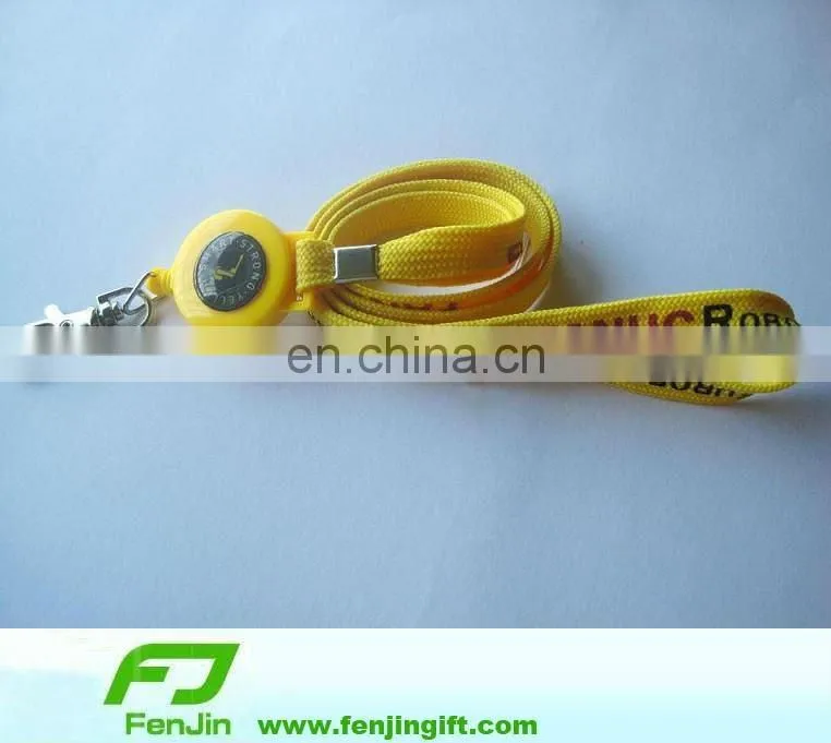 retractable Yoyo neck lanyards with retractable badge reel