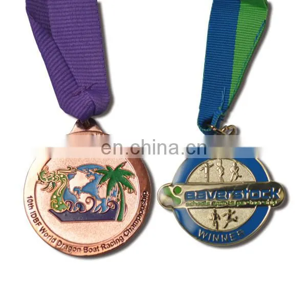 Zinc alloy soft enamel cheap medals
