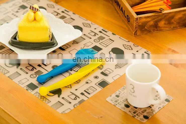 2016 Customized printed pp placemat,Home pp placemat Table mat