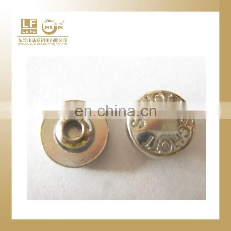 custom metal jeans denim rivet,diverse jeans rivets with LOGO