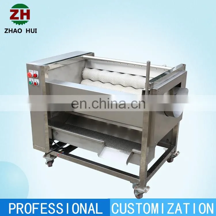 Promotional device indian onion potato ginger washer vegetable yam peeling machine