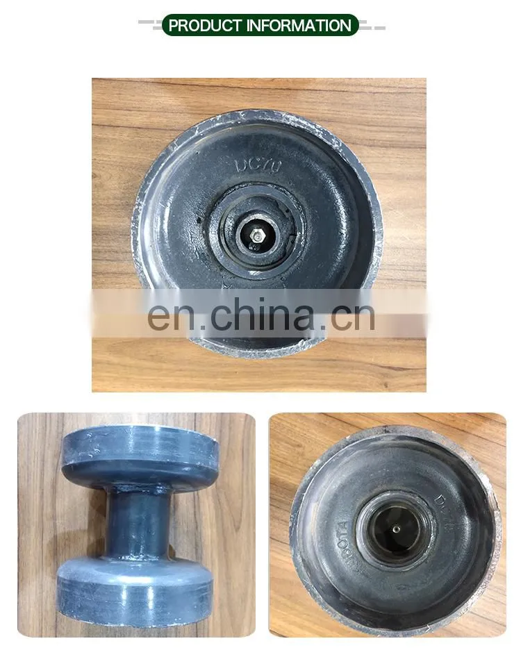5t072-23180 iron Welded roller with including plug for Kubota DC70 harvester