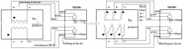 Portable Electric test turn ratio TTR testing equipment handheld turn ratio meter