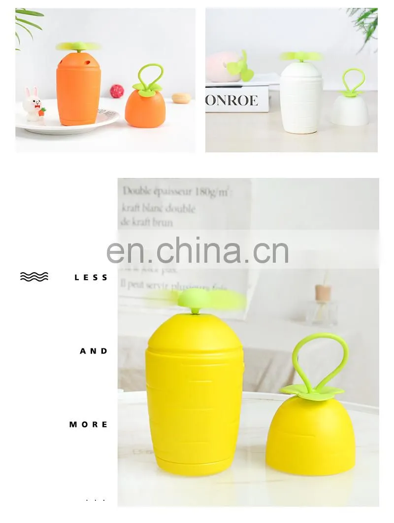Portable hands usb rechargeable mini led fan