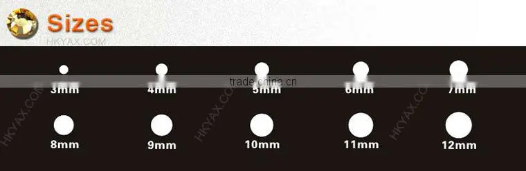 new arrival hot fix copper dome stud Convex;hot selling hot fix Convex copper dome stud; Convex hotfix copper dome stud