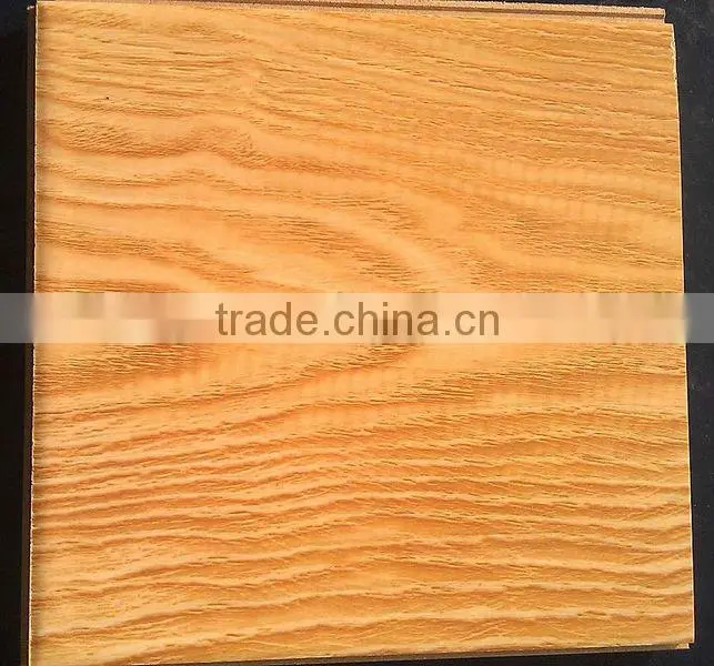 Hand grasps laminated floor
