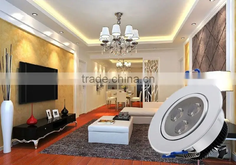High quality ip44 3w led ceiling down light up and down light led recessed down light