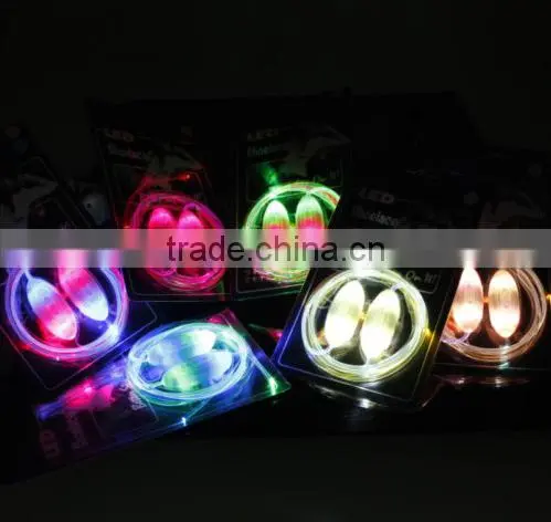 New LED Shoelaces Shoe Laces Shoestring Flash Light Up Glow Luminous Waterproof