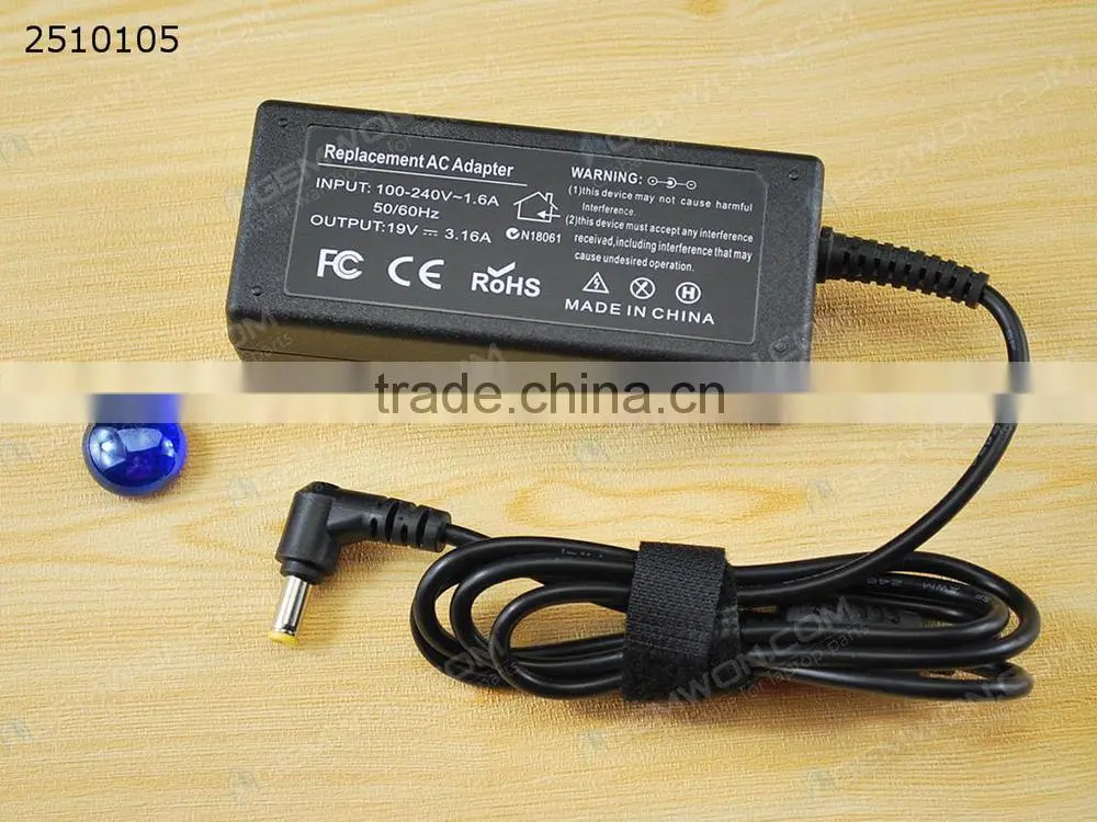 High Copy Laptop AC Power adapter for Acer 19V 3.16A 60W