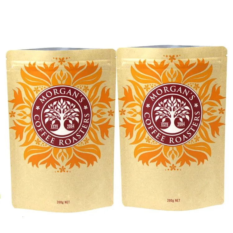 Wholesale custom printing 12oz stand up aluminum foil coffee bag with valve