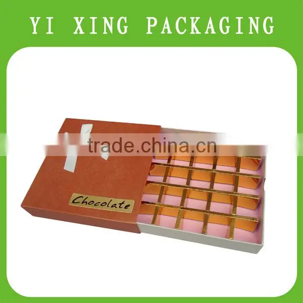 YIXING factory produce square drawer chocolate box