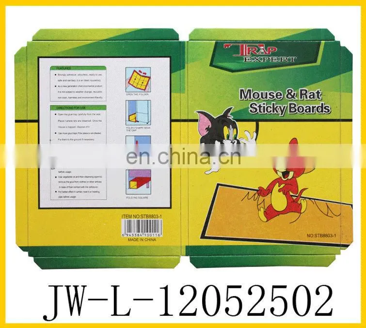 Nigeria Market Best-Selling Paper Mouse/rat catch plastic glue humane mouse trap