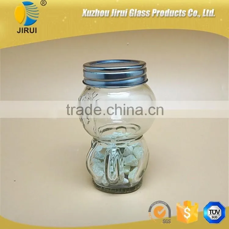 fancy wishing glass bottle with screw top