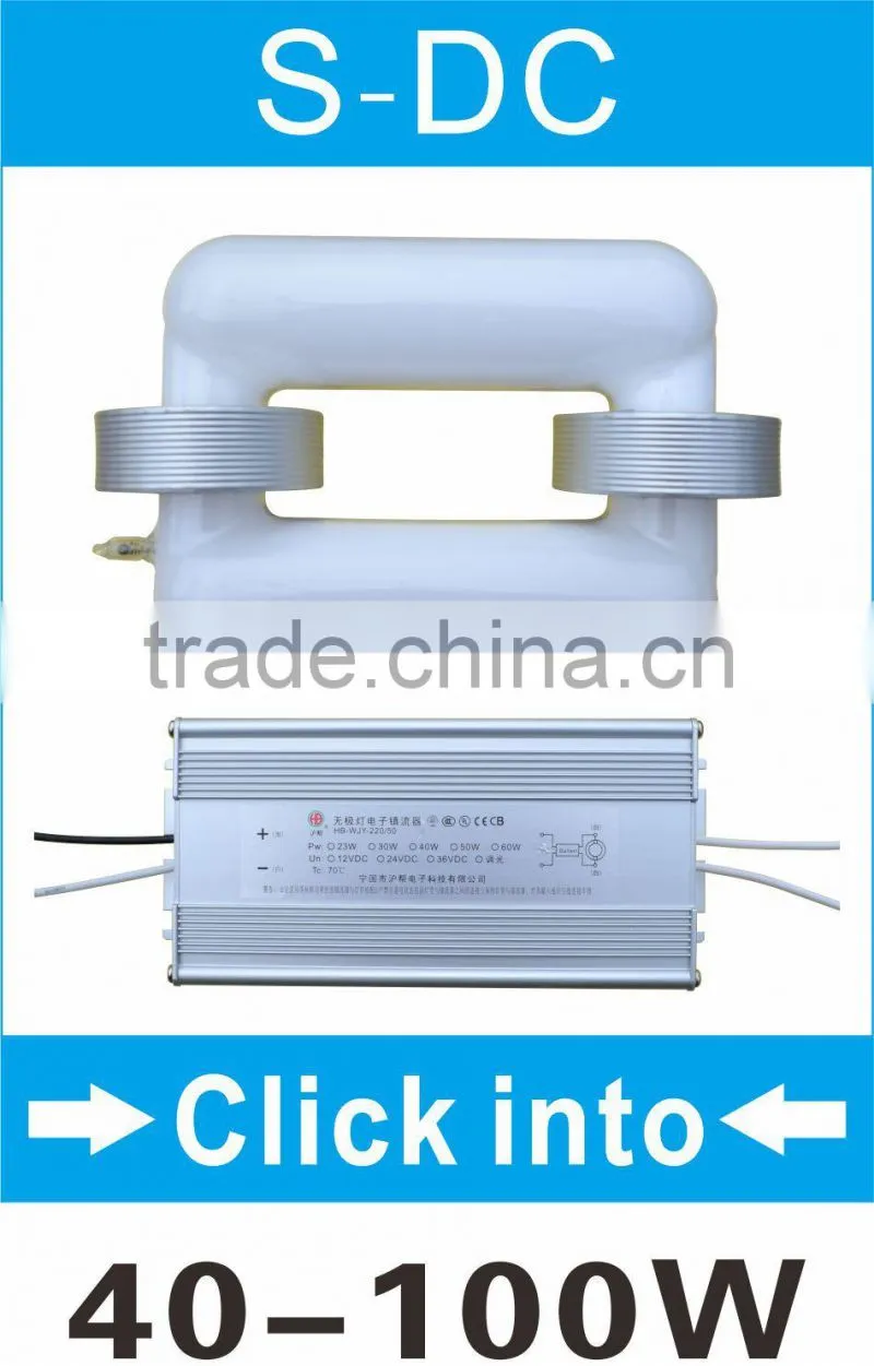HB 40w 50w 60w 80w 100w R induction lamp 12v 24v solar lamp