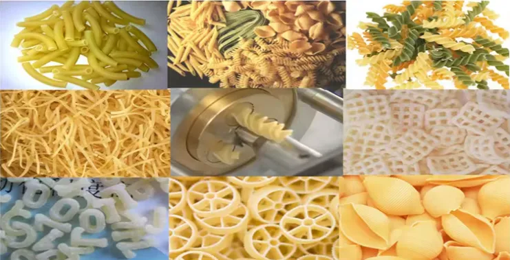 Full Automatic Industrial 100kg Per Hour Pasta Spaghetti Macaroni Production Line