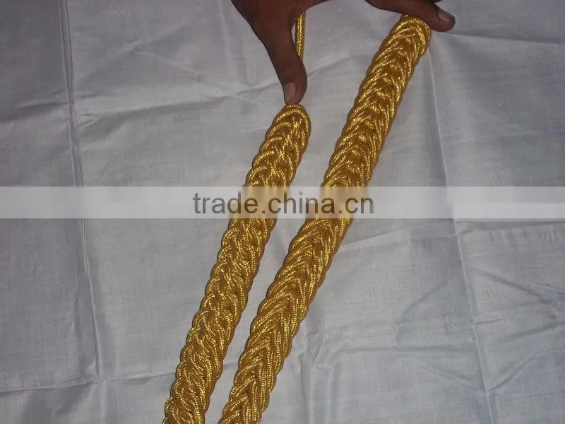 military shoulder cords and aiguillettes