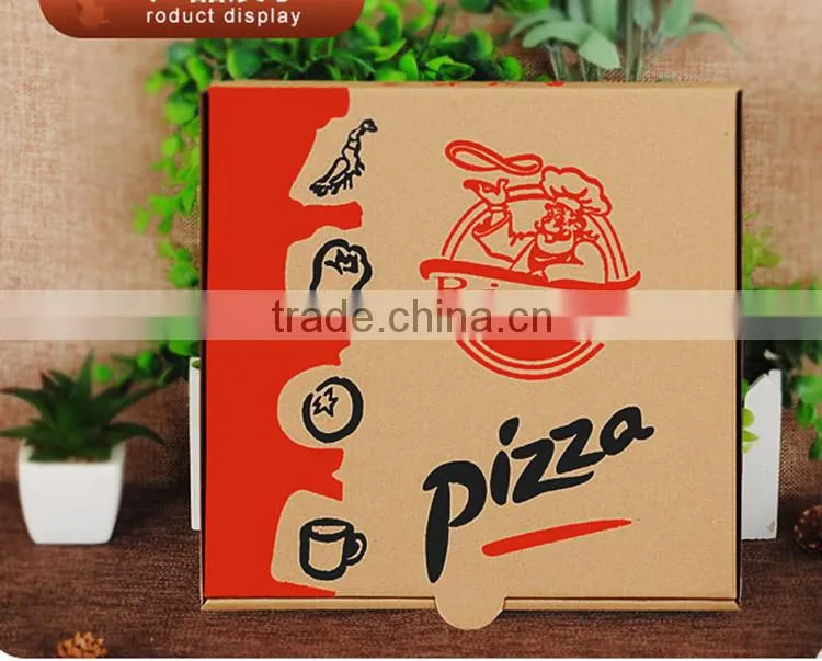 high quality kraft paper pizza box