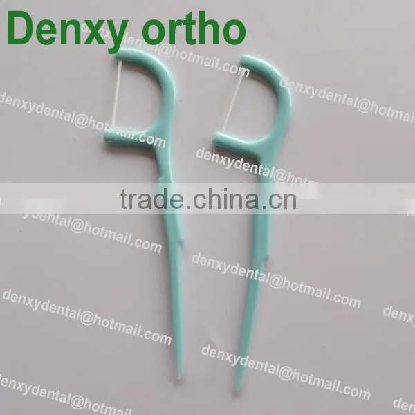 Manufacturer high quality orthodontic products orthodontic mini tooth shape dental floss keychain