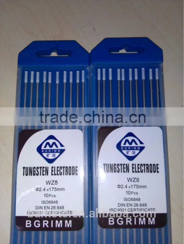 WZ8 1/16'' Zirconiated tungsten weld electrodes from Beijing