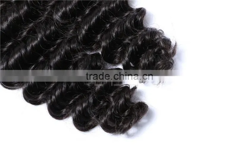 100% deep wave virgin Brazilian hair weave wholesale