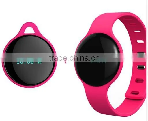 QT-ZH06 synchronous data ,message/call reminder anti-lost bracelet with heart rate