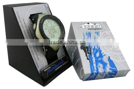 New Stylish 6 in1 Outdoor Sport Watches for Men Electronic Digital Altimeter Compass