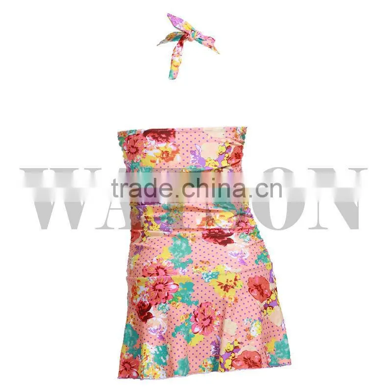 bandeau woman sexy one piece swimwear