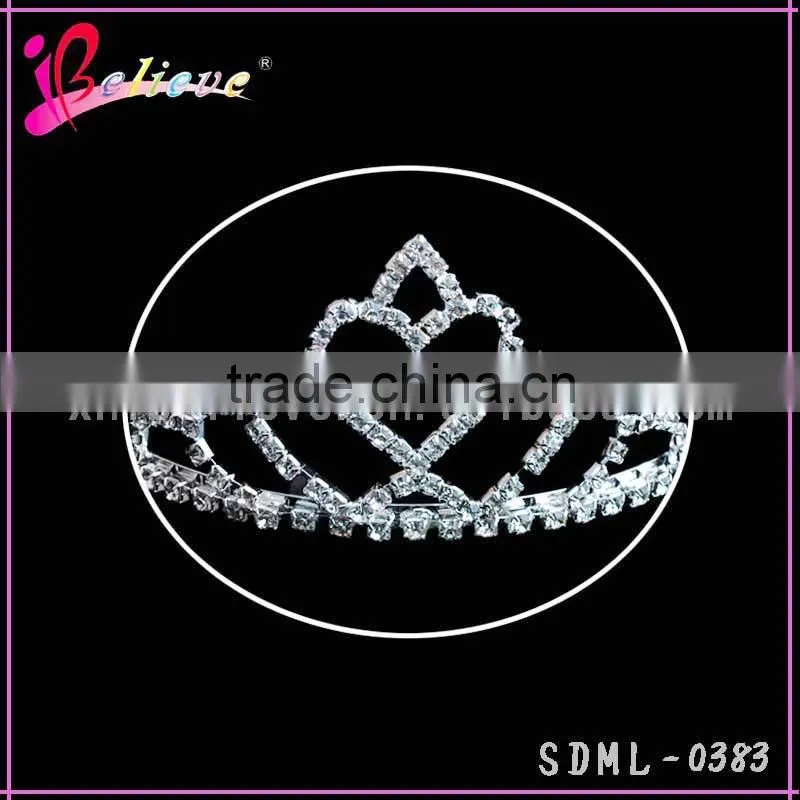 Elegant bling princess crown made in China wedding crown,queen crown for sale