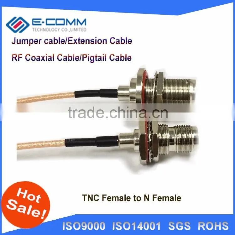 Bulk buying TNC Female Jack Connector Switch N Female Jack Connector RG316 15CM 6" Adapter