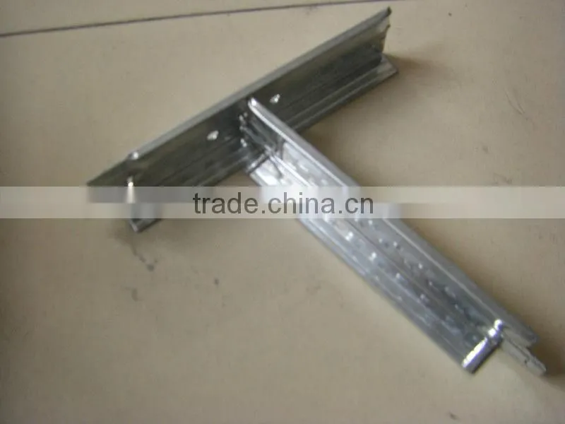 galvanize T bar for gypsum ceiling tiles/T bar/T grid