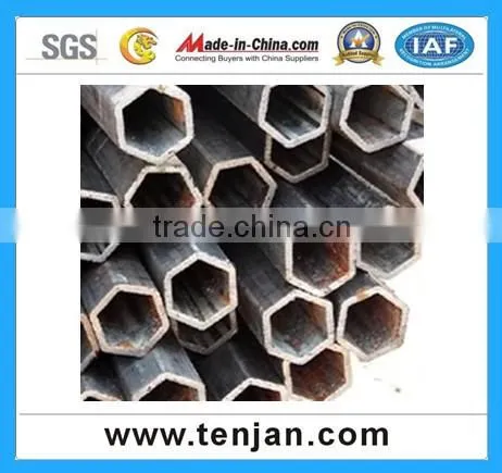 hexagonal pipe,hex tube, cold drawn special shaped steel tubes
