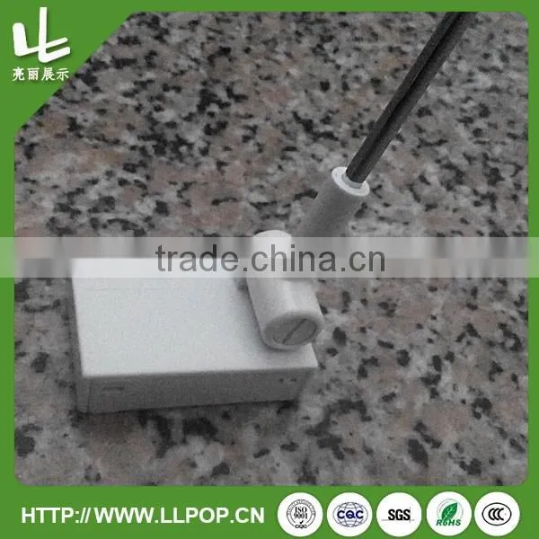 Magnetic base L type metal POP or Poster display stand