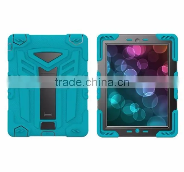 Dragonfly Design With Stand Holder Heavy Duty TPU PC Armor Hybrid Shockproof Protective Phone Cover Case For iPad Mini 4 TB-0269