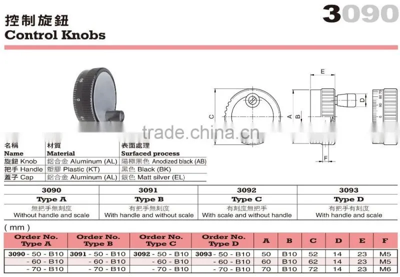 Handle and knob, gear shift knob