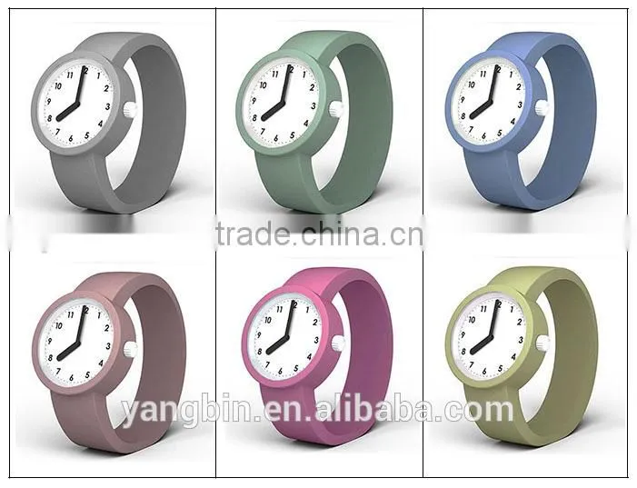Silicon comfortable wear watch simple design for kids made in china factory