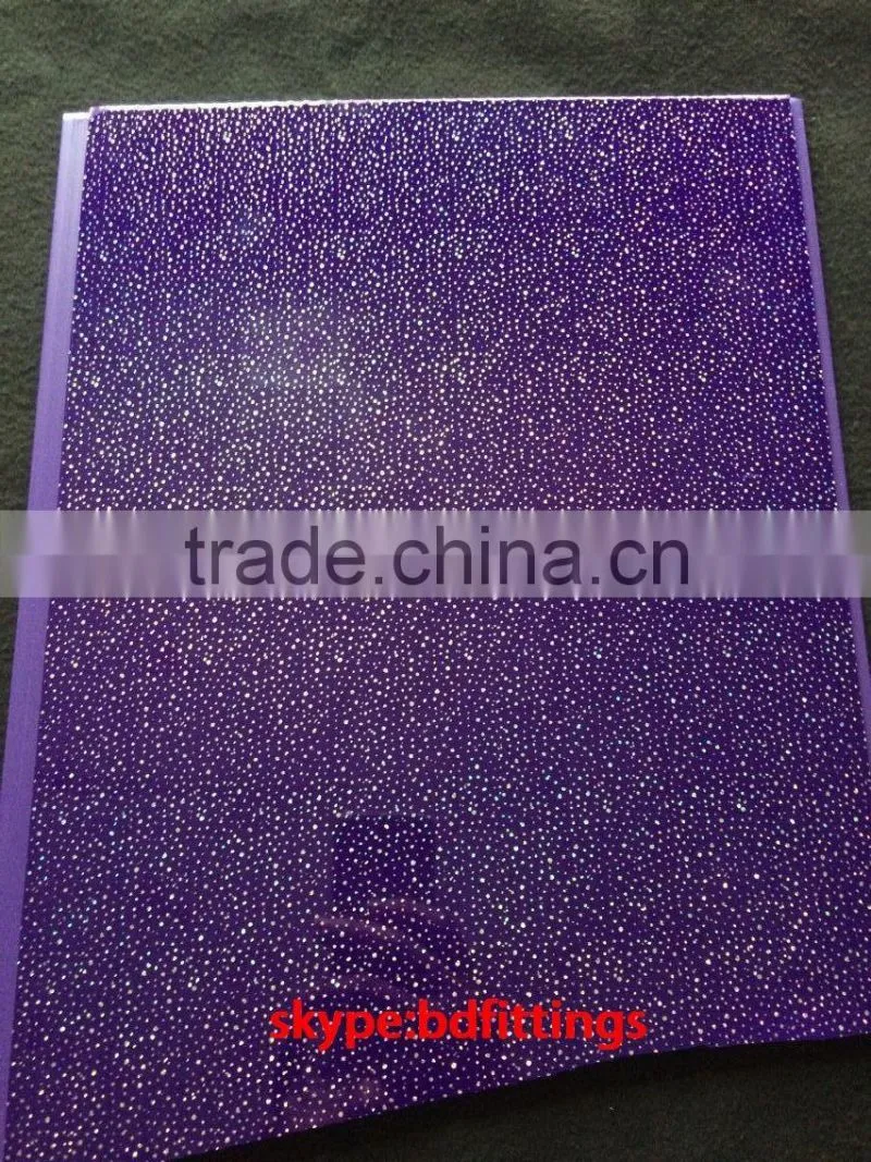 hot stamp high glossy white black sparkle pvc panel pvc wall cladding for uk