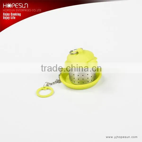 Heat resistant silicone tea infuser