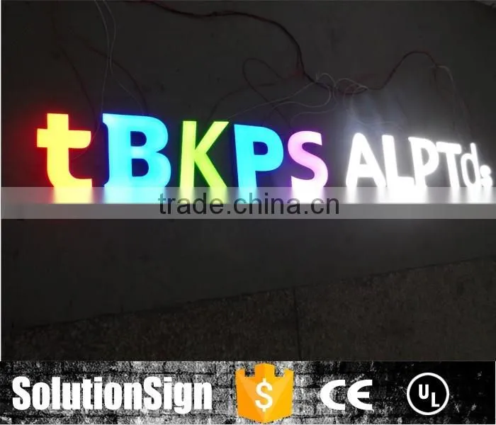 Outdoor Illuminated Logo For Shop Branding