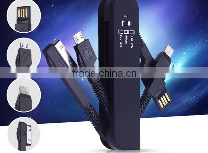 2016 three in one data line andriod phone newest portable travel artifact and Convenient life for charge power