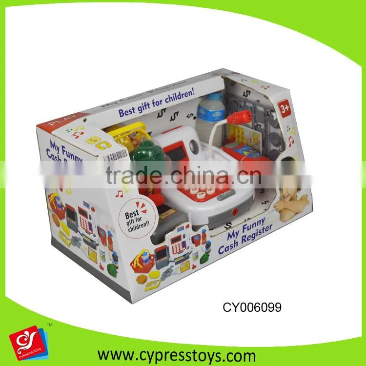Learning Resources Pretend And Play Teaching Cash Register Toy With Simulation Fresh Food For Kids