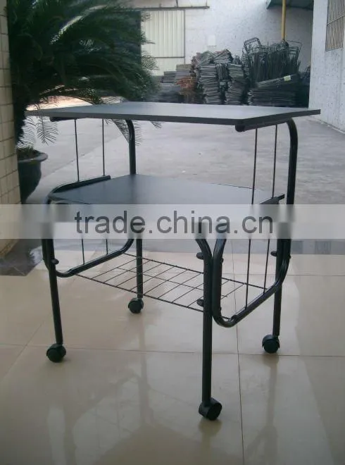 2-Tiers Metal Mobile cheap TV stand,TV table,TV rack (BJ-001C)