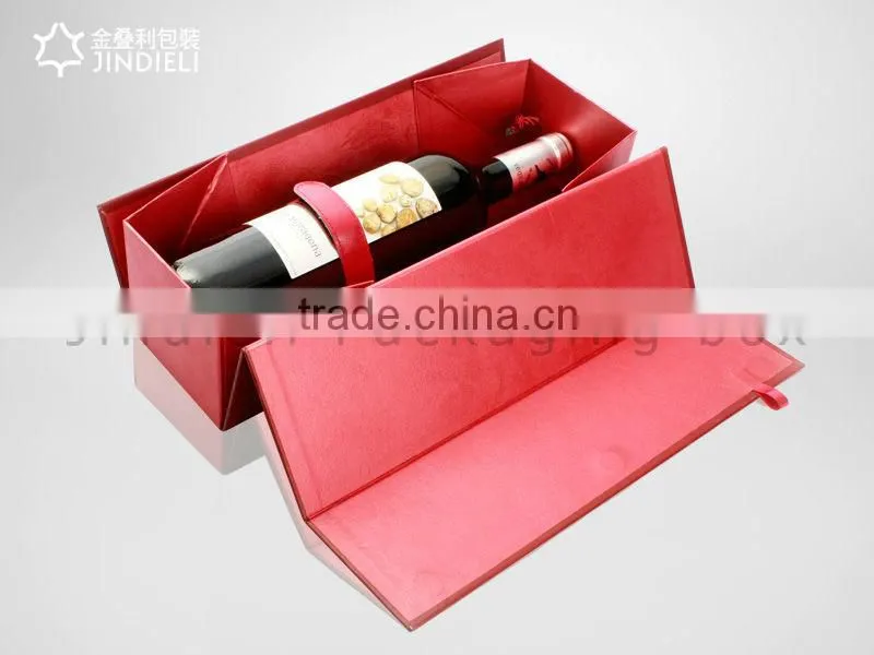 Superior Leather Wine box Single Bottle Wine Case