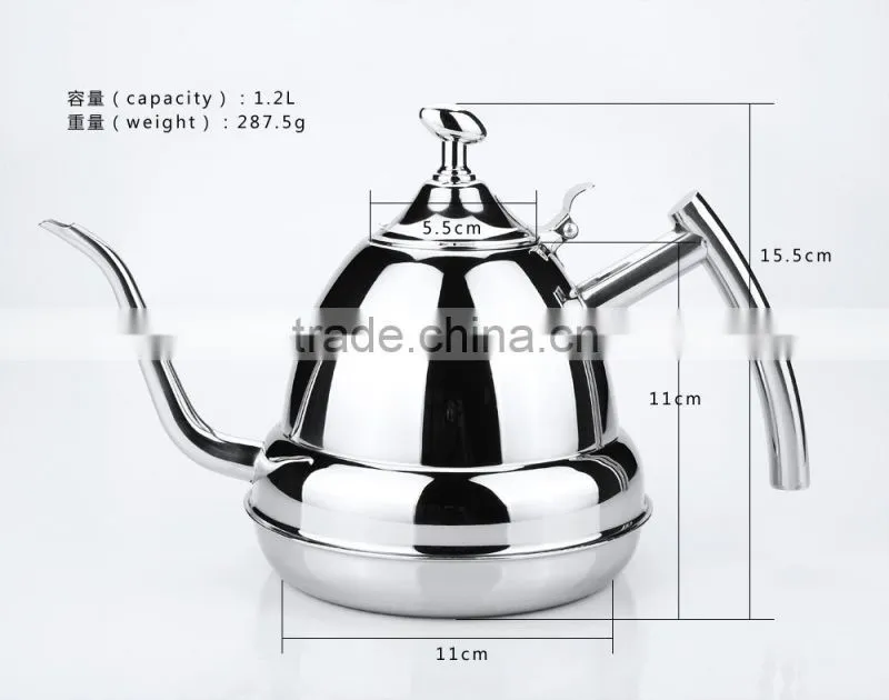 portable stainless steel hot water kettle colorful