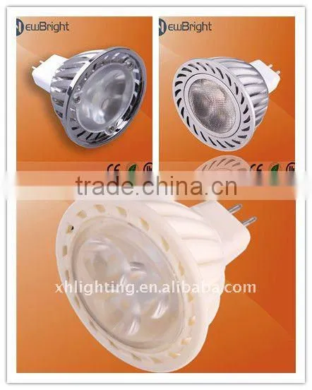 plastic housing led spotlight MR 16 3w